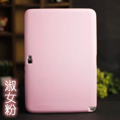 pink Для samsung n8000 GT-N8000 N8010 мягкий чехол Note 10,1 дюймов сплошной цвет Силиконовый ТПУ противоударный чехол для Note 10,1 - Цвет: pink