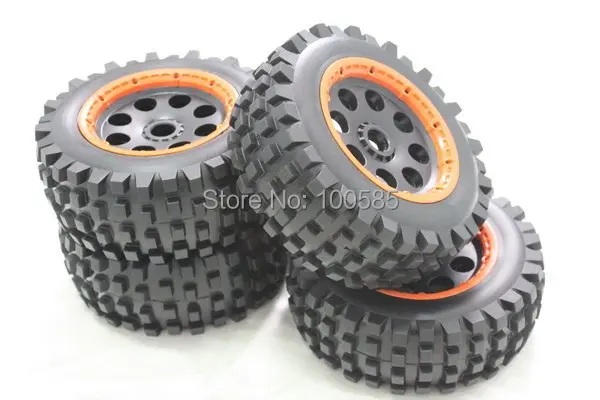 Передние и задние шины KM FOR 1/5 scale Baja 5T Desert T1000 4 шт./компл.|wheel side|tire covertires slicks |