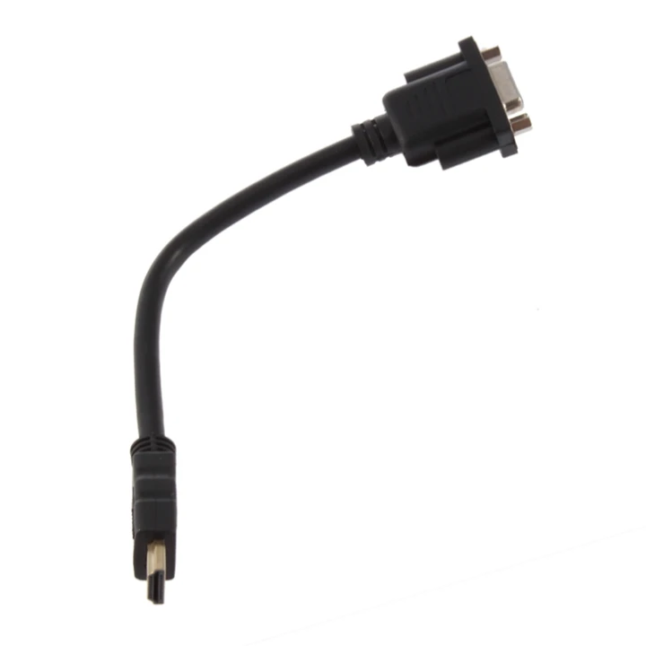 HDMI мужчин и женщин VGA D-SUB 15 булавки M/F Соединительный кабель адаптер конвертер 20 см