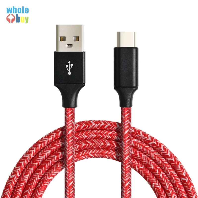 USB кабель для синхронизации данных и зарядки iphone 8Pin Micro 5Pin Type C зарядный нейлоновый