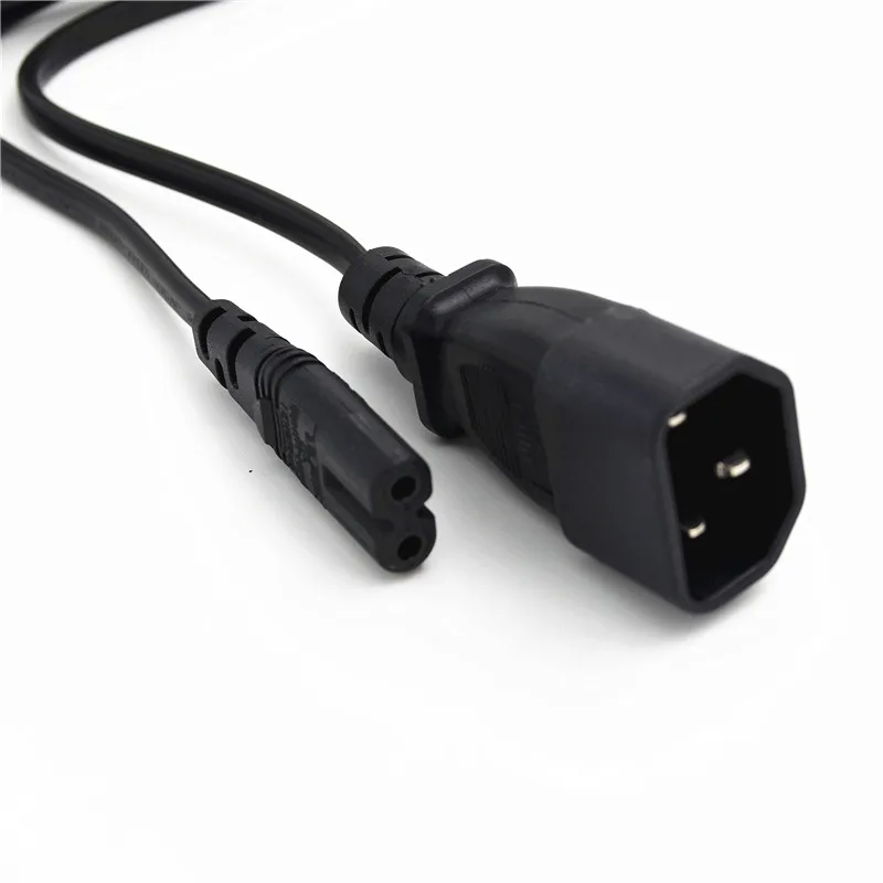 C14 C7 IEC320 штекер для женский Мощность удлинитель кабеля 2*0 75 квадратный PDU сервер