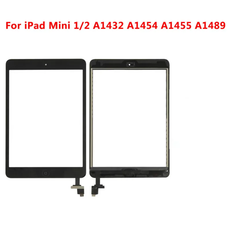OEM качественный сенсорный экран дигитайзер кнопка Home IC клей для iPad mini 1 2|ЖК-экраны