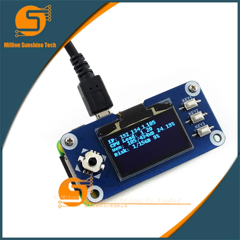 Raspberry Pie Raspberry Pi 1,3 дюймов OLED Плата расширения SH1106 модуль SPI/iec мини-дисплей