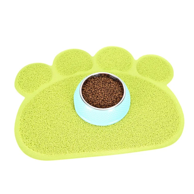 ПВХ коврик для кошачьих туалетов Противоскользящий с изображением котят ног