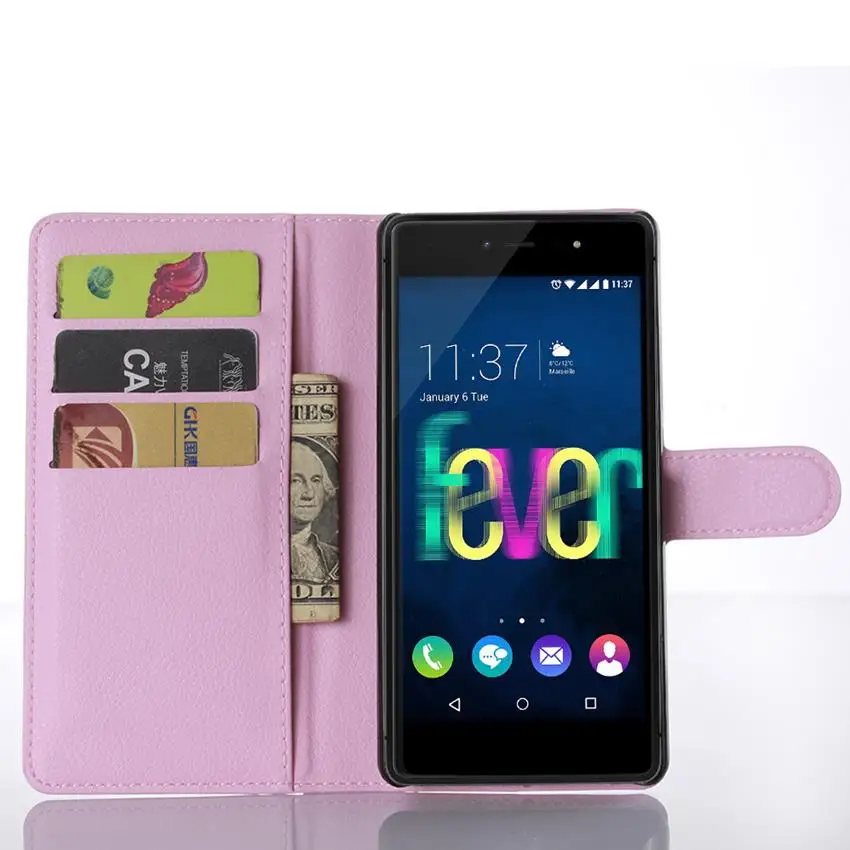 Для coque Wiko Fever 4G Чехол кошелек Флип кожаный и силиконовый задний кожаный футляр для Wiko Fever 4G P30 чехол чехлы для телефонов сумка сумки
