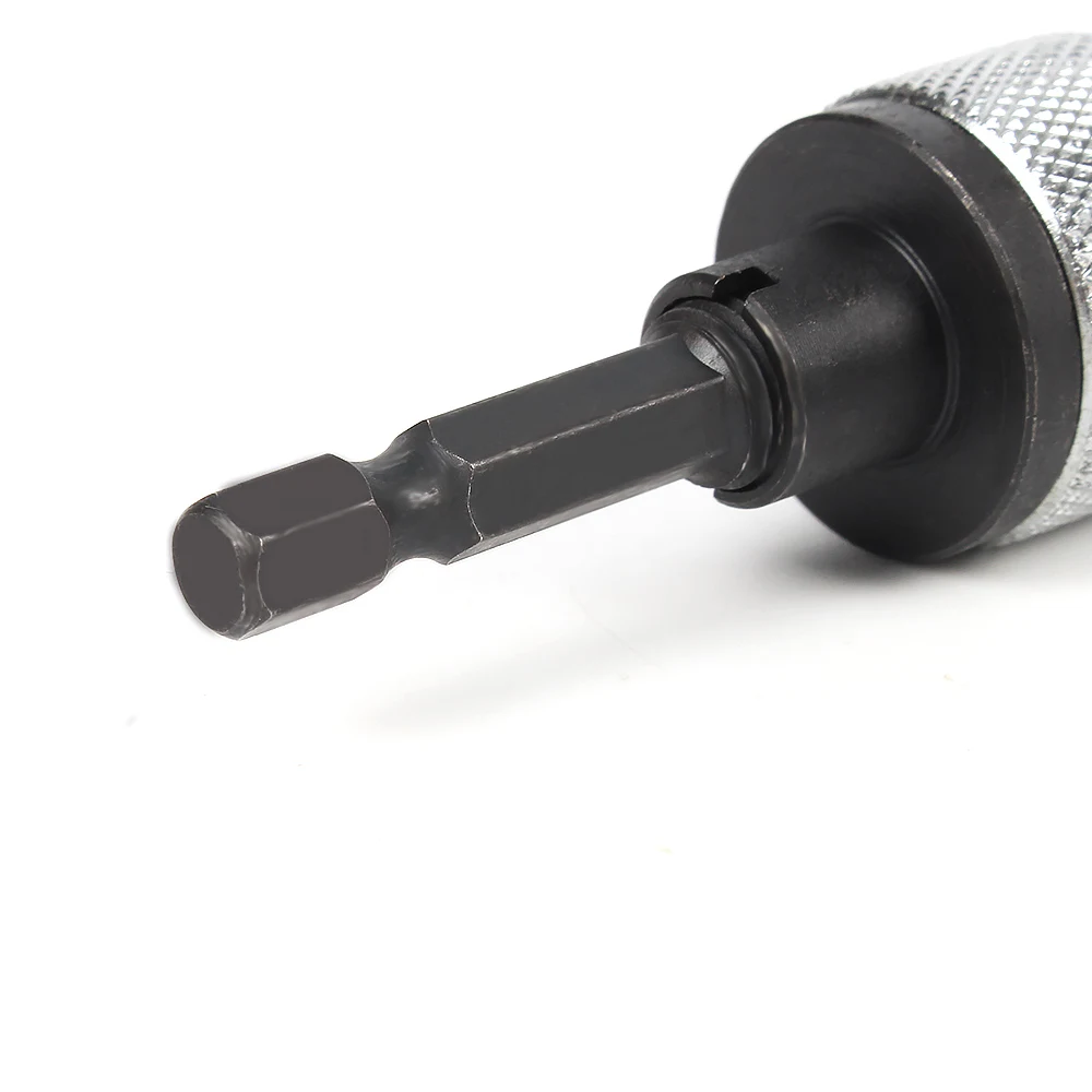 1/4&quot Keyless 0.3-6.5mm Drill Bit Chuck Hex Shank Adapter Converter Quick Change Tools Woodworking Drilling Three - jaw chuck |