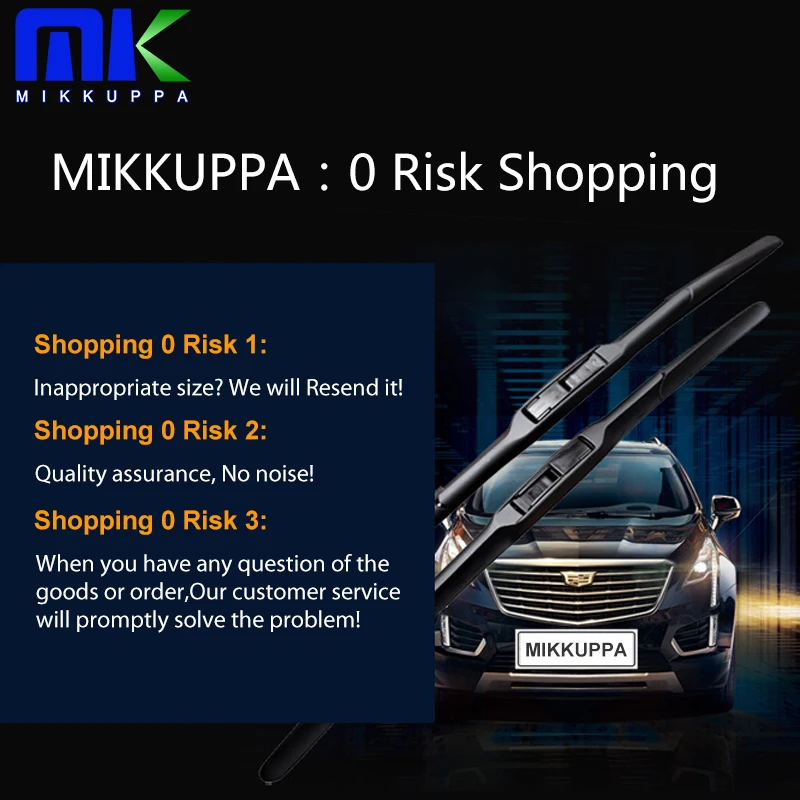 Щетки стеклоочистителя Mikkuppa для Kia Cee 'd 2009 2010 2011 2012 пара 24 + 18 дюймов