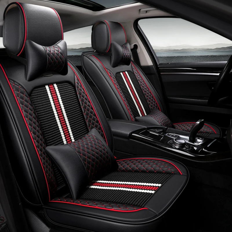 

Хорошее качество! Полный комплект чехлов на автомобильные сиденья для Audi A3 2019-2012, дышащие прочные чехлы на сиденья для A3 2017, бесплатная доста...