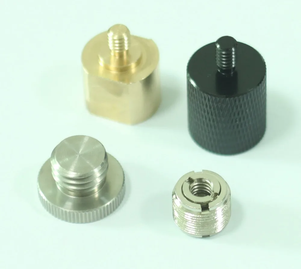 Четыре различных переходника 5/8 &quotдо 1/4&quot для штатива лазерный уровень