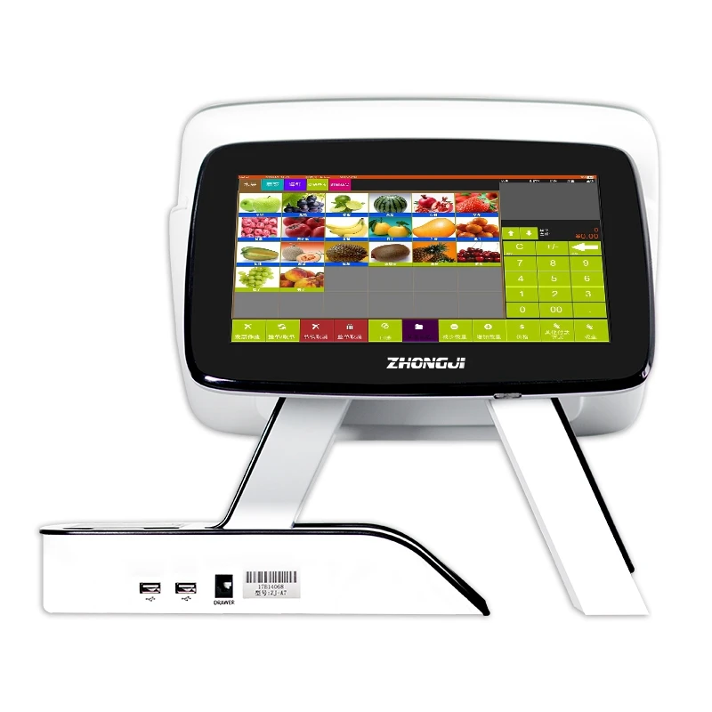 Meetsun ZJ AO7D Android Системы все в одном Двойной Экран 15 ''Сенсорный экран монитора Pos