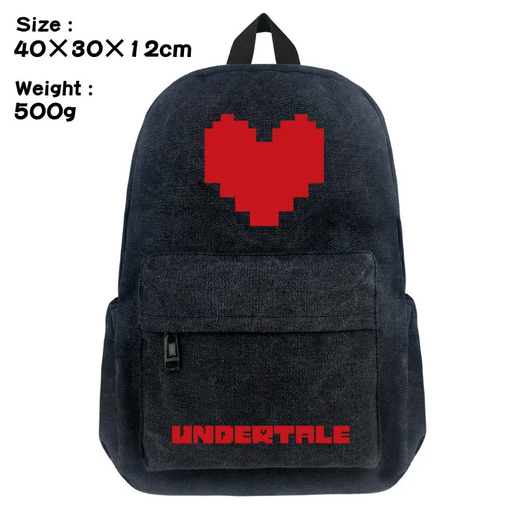 2018 распродажа Mochila Escolar Mochilas Undertale Холщовый Рюкзак школьная сумка на плечах рюкзак