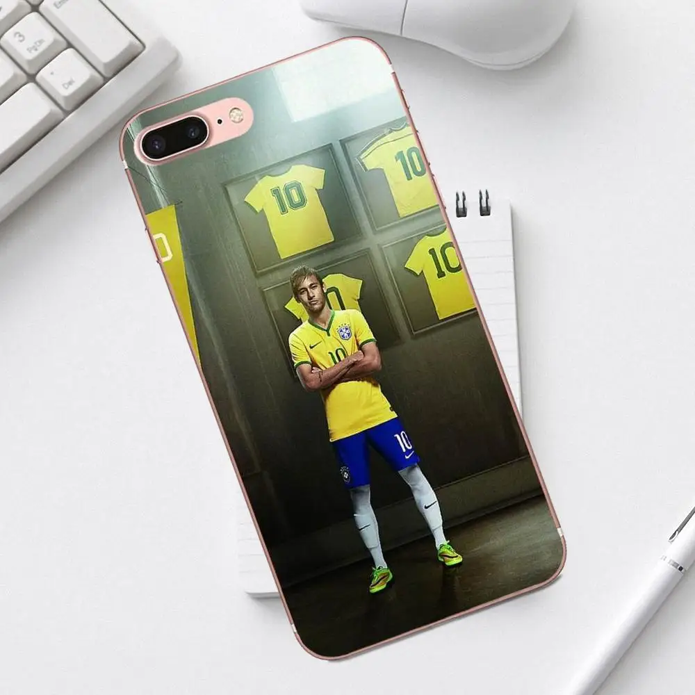 Футбол Спорт звезды мягкий TPU Live Love телефон для iPhone 4 4S 5 5C SE 6 6S 7 8 Plus X XS Max XR Galaxy A3 A5 J1