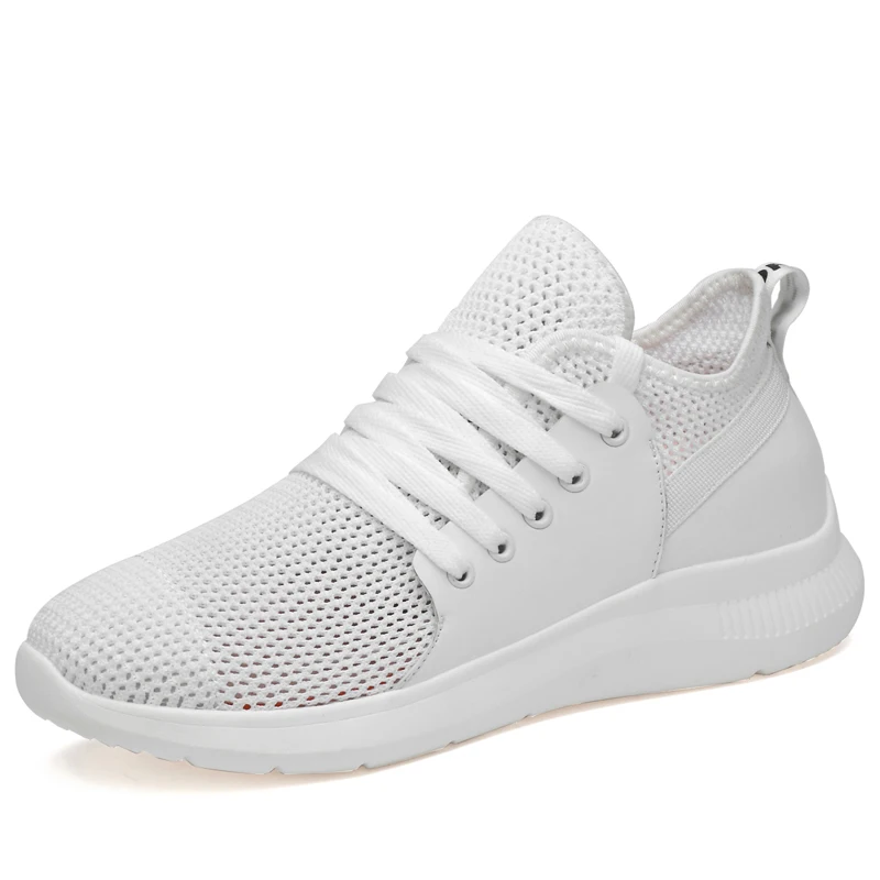 Весенние белые кроссовки размер 46 Осенняя мужская обувь повседневная на низком