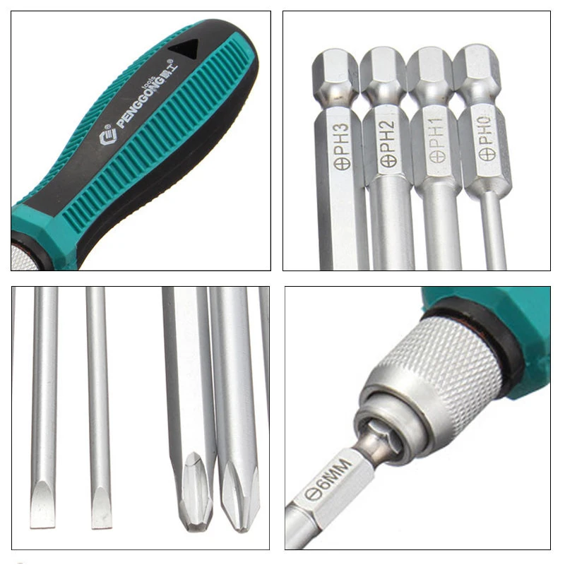 Набор отверток для точного ремонта 9 шт 1/4 дюйма|head tool|screwdriver setmulti screwdriver tool |
