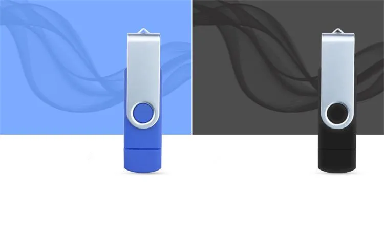 Флеш-накопитель OTG USB 32 ГБ флешка с двумя портами для смартфонов Android | Компьютеры и