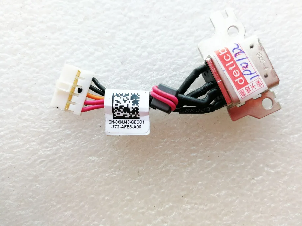 Оригинальный кабель питания для dell Latitude 3180 3189 dc jack XNJ46 0XNJ46 cn-0XNJ46 DC30100ZS00 DC30100ZR00 |