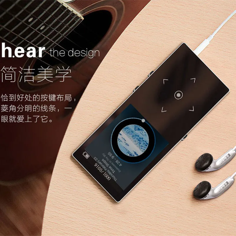 BENJIE Bluetooth mp3 музыкальный плеер ультра тонкий сенсорный экран MP3 роскошный HIFI без