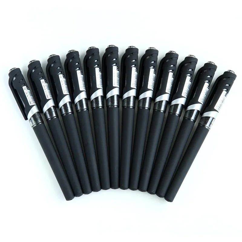 

S21 Gel Pen 0.7 mm Bullet Scrub Pen Soft and Comfortable Black