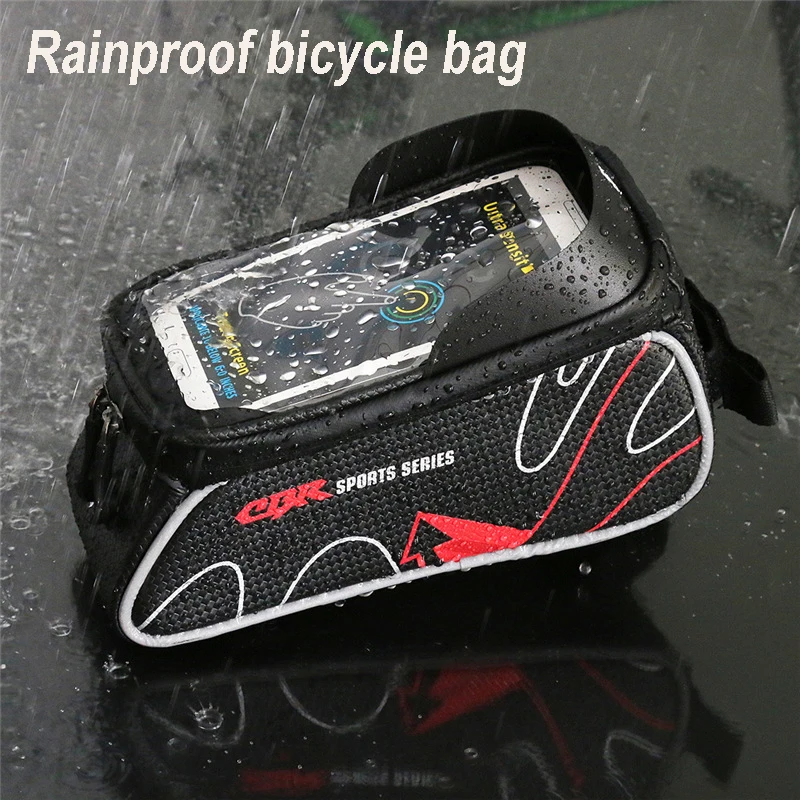 Новый 6 дюймовый Водонепроницаемый Экран Touch сумка велосипедов верхняя труба