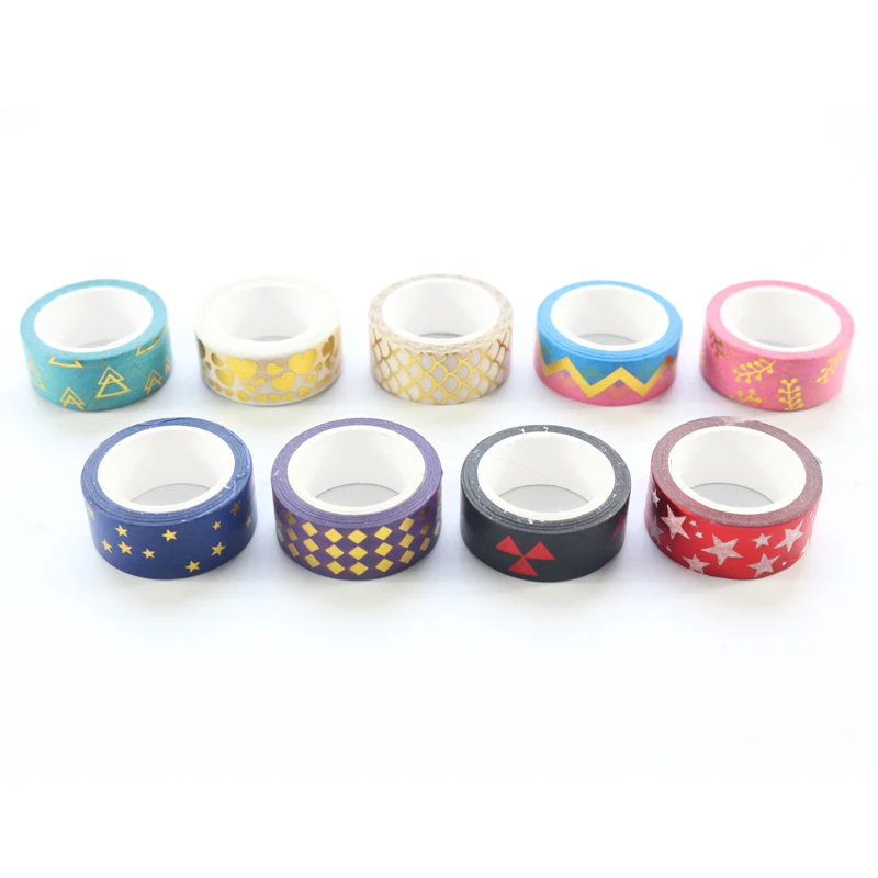 Новый кий Domikee японское украшение из золотой фольги Васи ленты в рулонах для