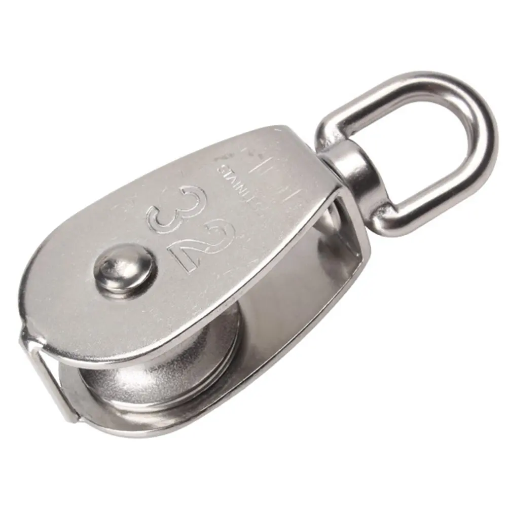 Серебряный M15/M20/M25/M32/M50 из нержавеющей стали 304 Одноколесный поворотный шкив