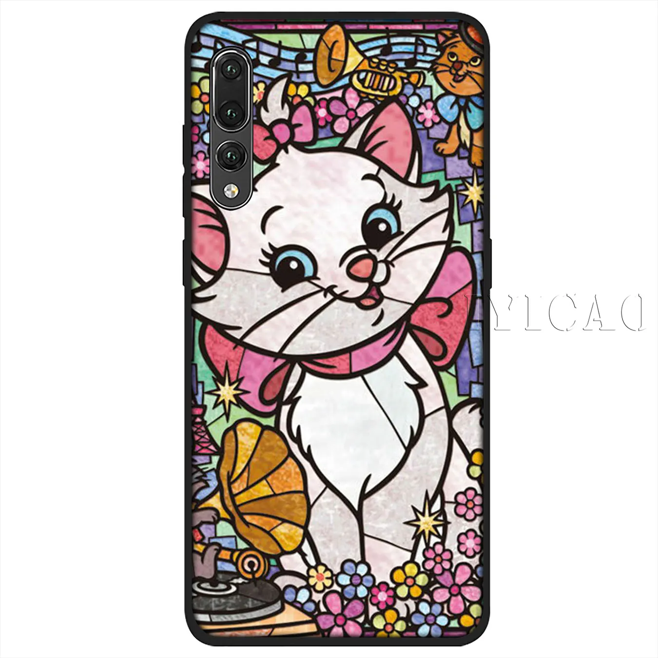 IYICAO Мягкий силиконовый чехол Marie aristocrats cat для Huawei P30 P20 Pro P10 P9 P8 Lite Mini 2017 2016 2015 P smart Z