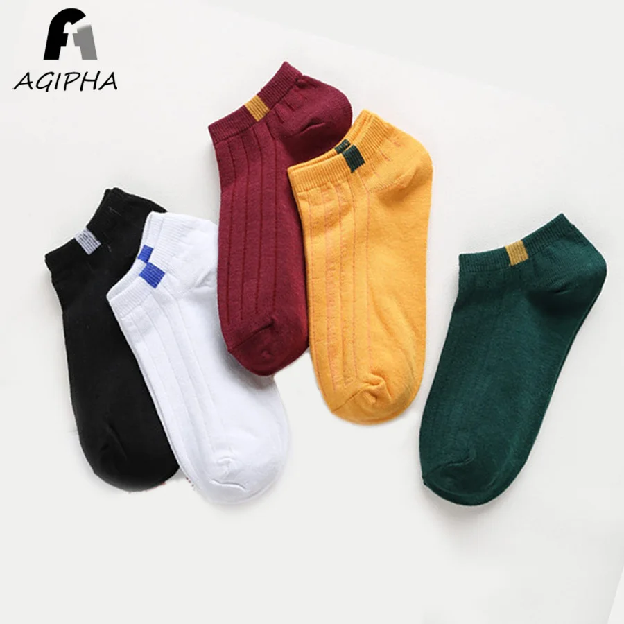 10 пар/лот хлопковые женские носки в повседневном стиле летние тонкие дышащие с