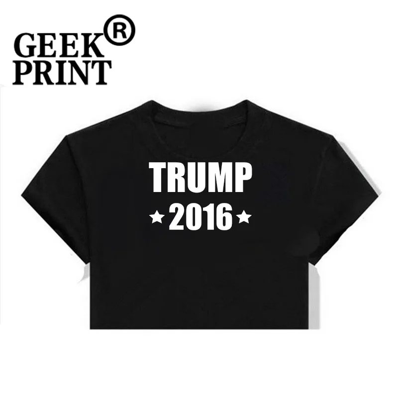 Trump 2016 Women Tops T-Shirt Election Political Republican Democrat President Lady Gifts Dropshipping | Женская одежда