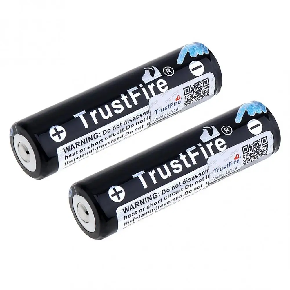 TrustFire защищенный 3 7 в 18650 2600 мАч перезаряжаемый литиевый аккумулятор высокой