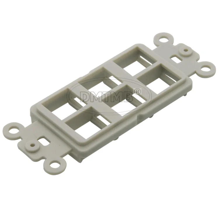 Внутренняя настенная панель с 6 портами keystone серого цвета|wall plate|keystone wall platekeystone