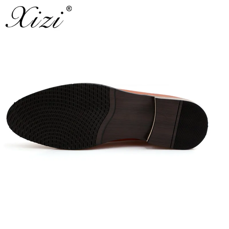 Xizi/модные мужские итальянские кожаные туфли брендовая официальная обувь