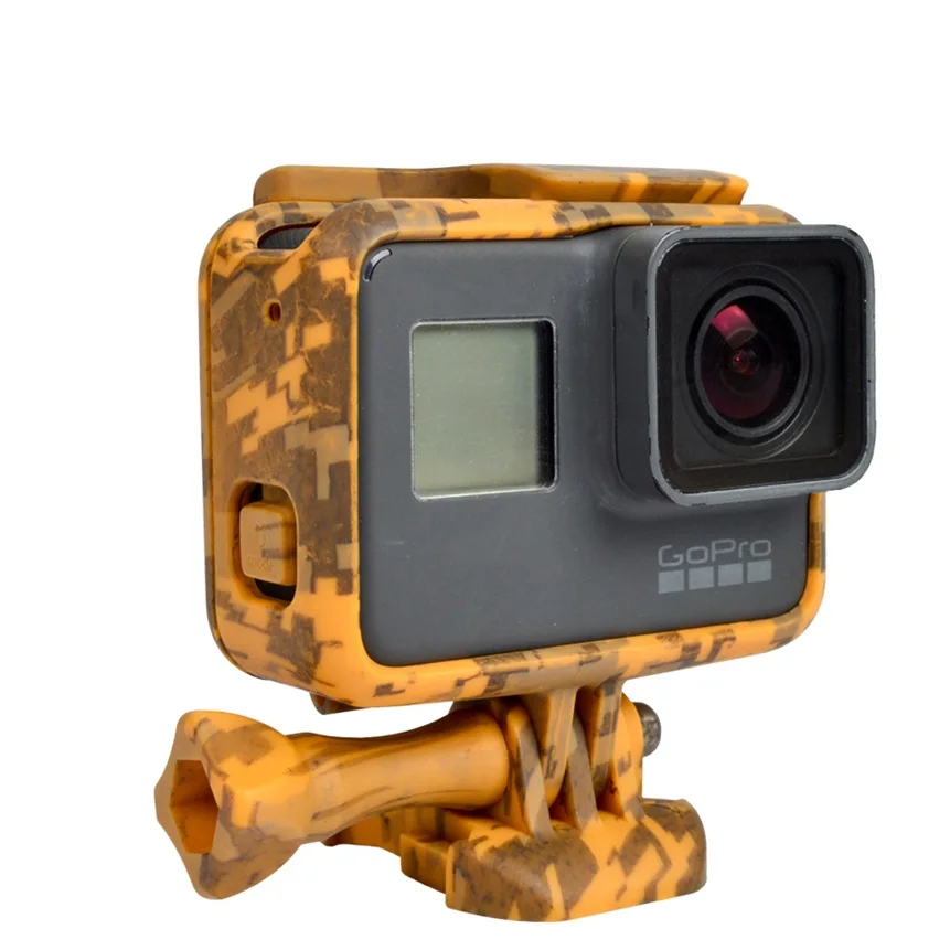 Защитный чехол Gopro6 пластиковый камуфляжный накладка для Gopro Hero5 7 черный с