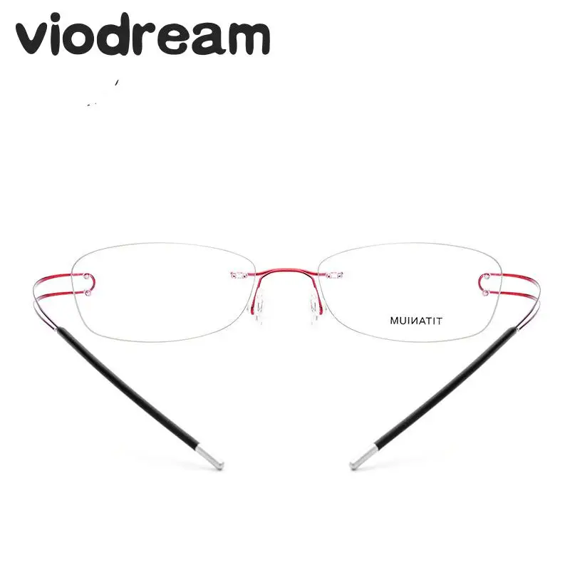 Viodream светильник оправа для очков без оправы титановые оптическая с двумя
