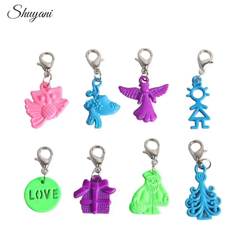 100 шт Разноцветные европейские браслеты Очаровательные Подвески модные