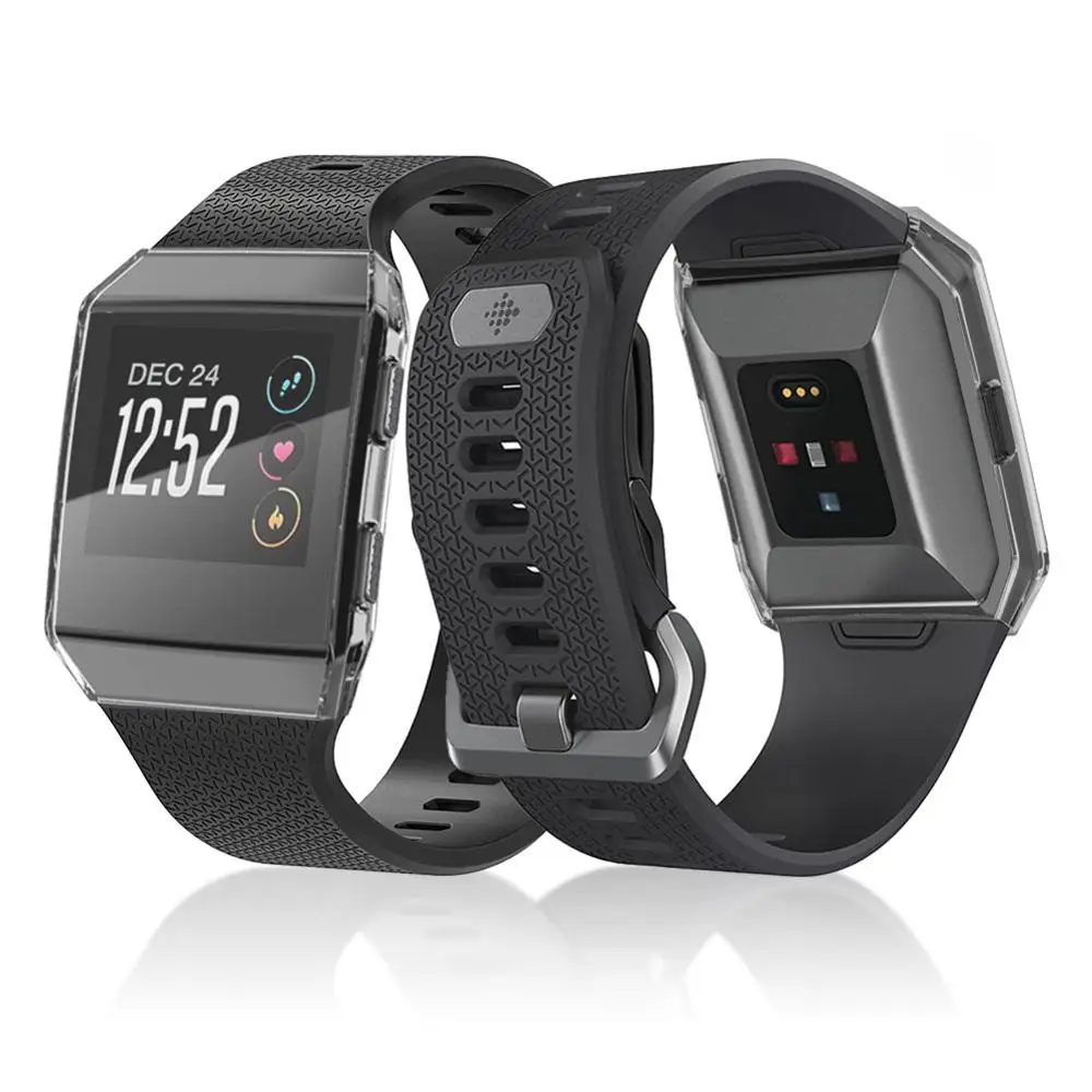 ТПУ силиконовый защитный прозрачный чехол Защитный для часов Защита экрана F itbit