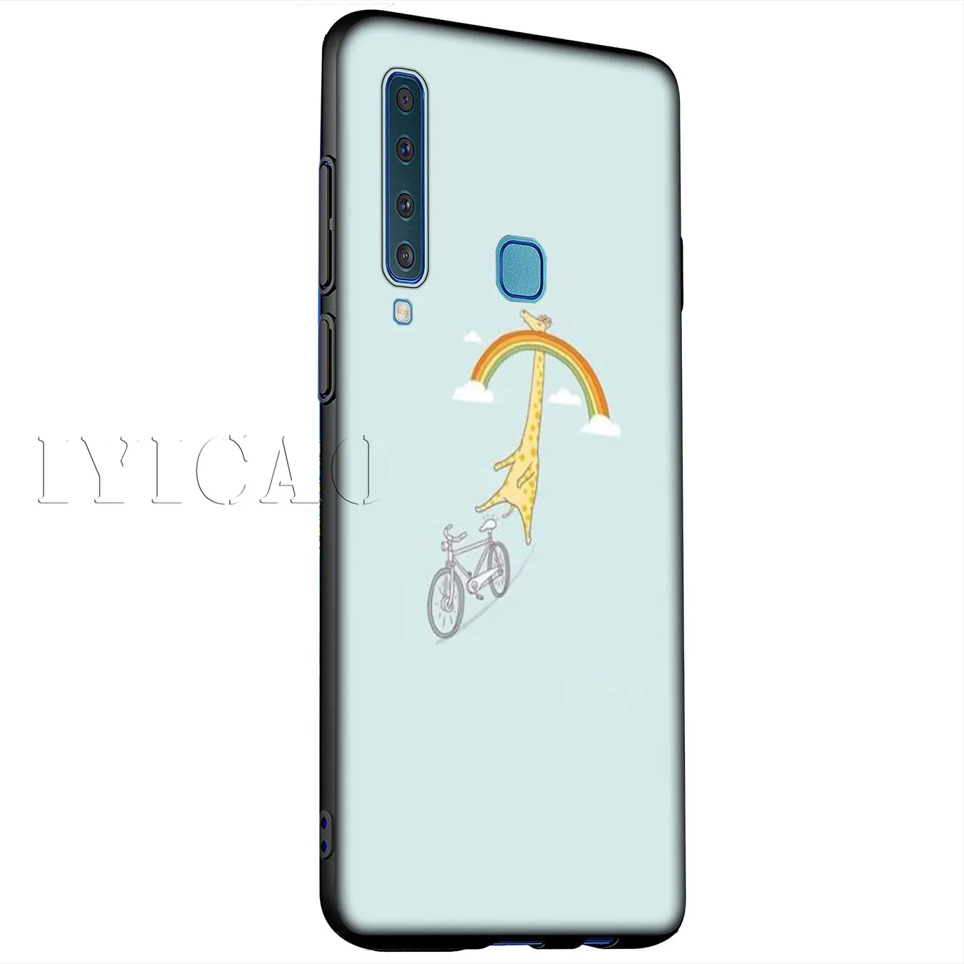 IYICAO Мягкий силиконовый чехол для велосипеда Samsung Galaxy A6 Plus A9 A8 A7 2018 A3 A5 2016 2017 Note 9 8 |