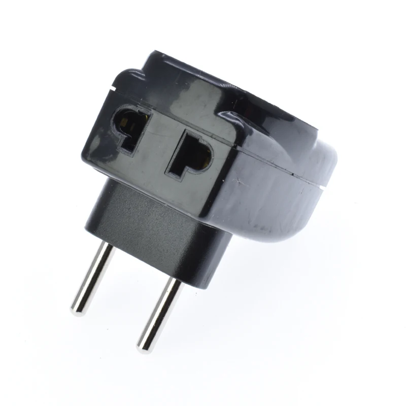 Штепсельная Вилка европейского стандарта Тип C с 2 круглыми контактами 4 0 мм 1 шт. |