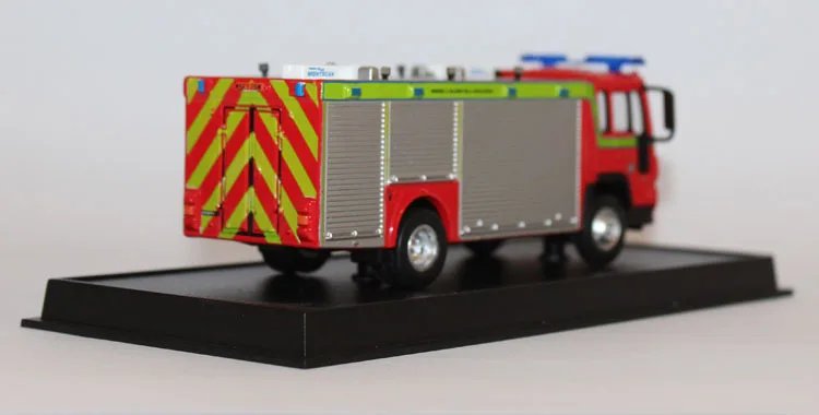 1:64 Ретро симулятор майора спасательный FL 614 UK 2000 пожарная машина Коллекция Модель