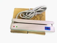 usb universal magnetic card barcode reader stripe bidirectional msr card reader 1 2 track white