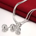 Цепочка-змейка женская из серебра 925 пробы, 18 дюймов