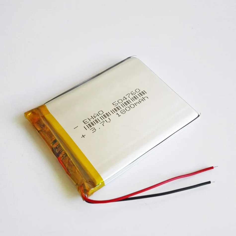 Оптовая продажа 10 шт 3 7 V 1800mAh 504760 литий-полимерный аккумулятор для планшетных ПК
