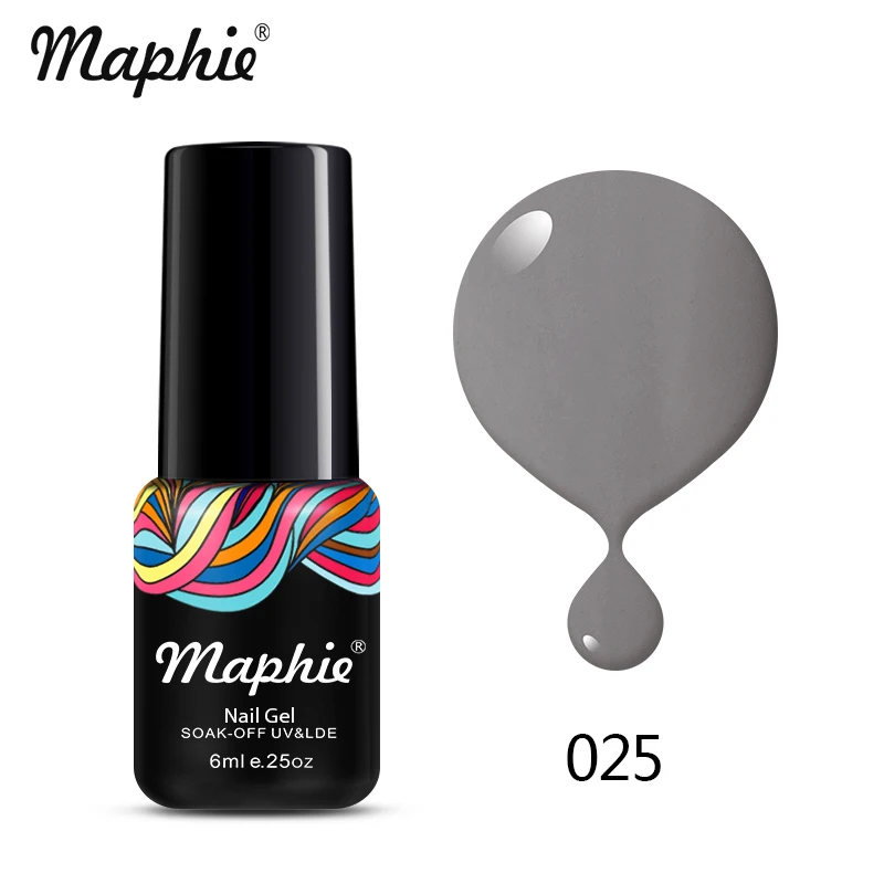 025 Maphie 78 цветов Блестящий Блеск УФ-гель для ногтей неоновый цвет Блестки УФ-гель светодиодный лак для ногтей впитывающийся Полупостоянный лак для ногтей - Цвет: 025