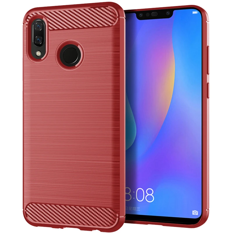 Для huawei Y9 2019 чехол матовая текстура мягкий из термопластика силиконовый