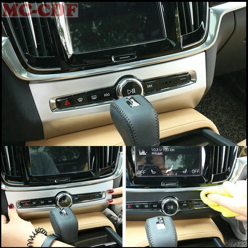 Автомобильный Стайлинг для volvo xc60 2018 ~ 2019 Кнопка кондиционера декоративная крышка