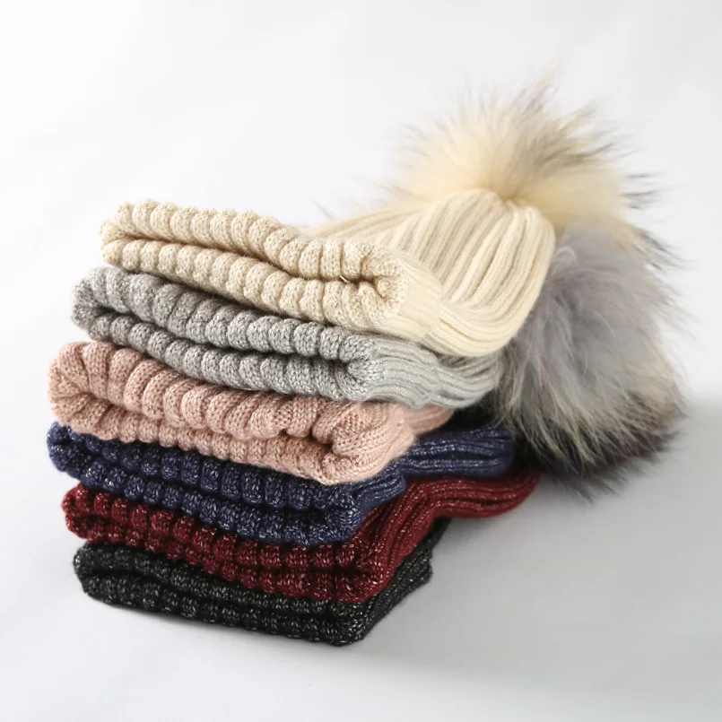 Новинка 2020 женская зимняя вязаная шапка с помпоном модные зимние шляпы для