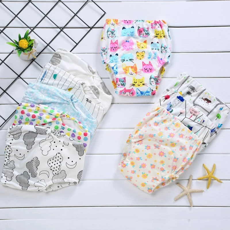 Детские подгузники Pure coCute многоразовые детские из моющегося хлопка