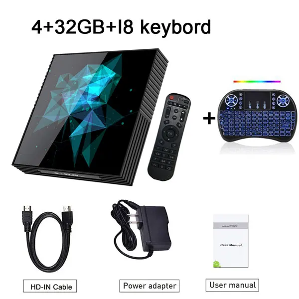 4GB 32GB I8BK Смарт-бокс Android 9,0 Tv Box A95X Z2 Rockchip 4G 32GB 64GB Android box bluetooth 2,4/5,0G WiFi Google Play Android Tv box - Цвет: 4GB 32GB I8BK