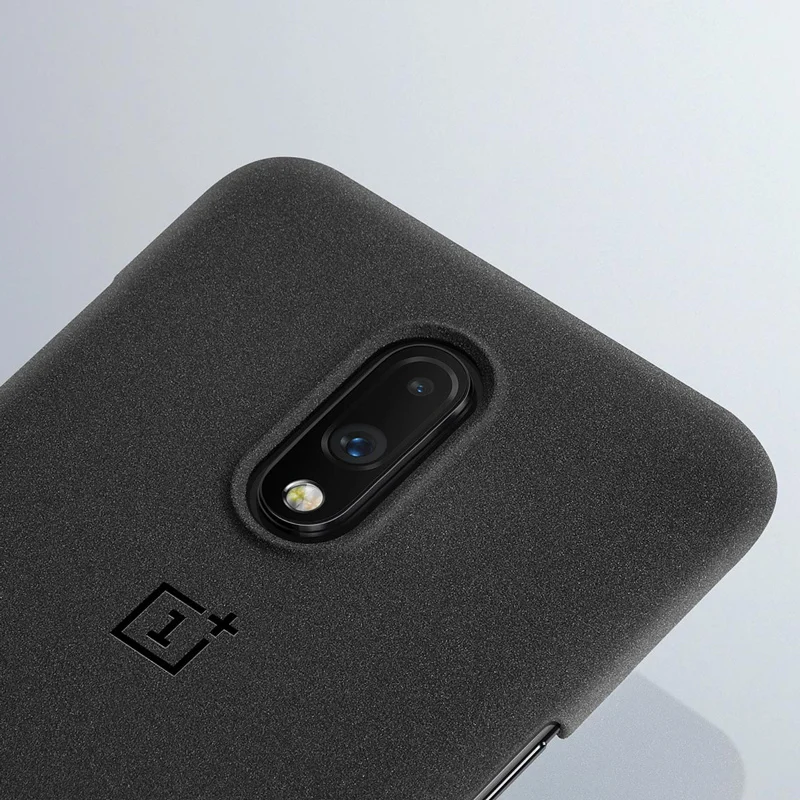 Новый 100% Оригинальный Oneplus 7/Oneplus 7 Pro настоящий защитный чехол с песчаником для
