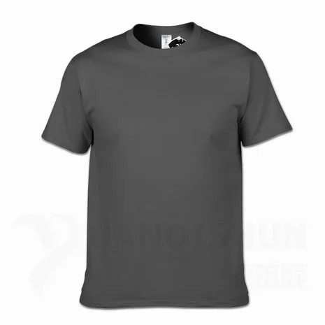 YUANQISHUN Fashion Brand Solid Color T-shirt High quality Men's Cotton Tshirt 17 Colors Unisex Casual Short sleeves Tops Tees