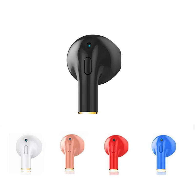 New Mini headphones handsfree Bluetooth Headset Invisible Earbud Earphone Music with Mic For iPhone X 7 8 Plus 6S | Электроника